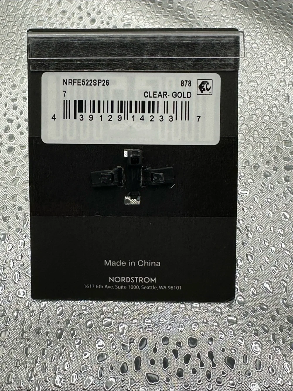 Nordstrom Baguette Cubic Zirconia Bypass Ring Size 7